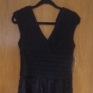 Adrianna Papell New Black Cocktail dress